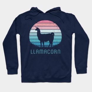 Llamacorn Retro Hoodie